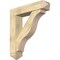Ekena Millwork Funston Arts and Crafts Rough Sawn Bracket w/ Offset Brace, Douglas Fir, 8"W x 36"D x 40"H BKT0806X36X40FST03RDF - alternate 1